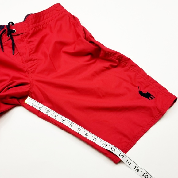 Polo Ralph Lauren Mens Small Red Swim Trunks EUC - Picture 7 of 8